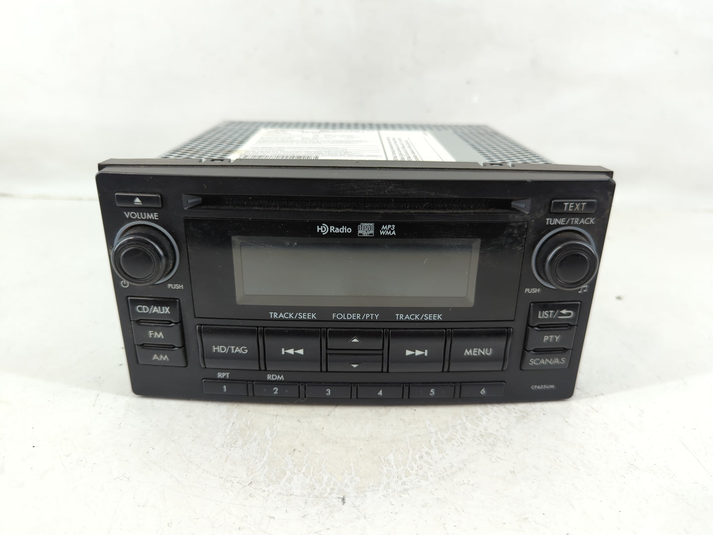 2014 Subaru Forester Radio AM FM Cd Player Receiver Replacement P/N:86201SG620 Fits OEM Used Auto Parts - Oemusedautoparts1.