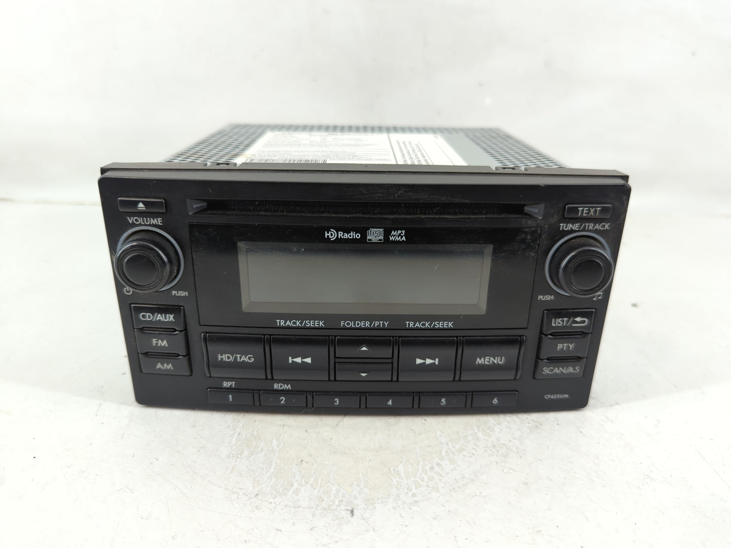 2014 Subaru Forester Radio AM FM Cd Player Receiver Replacement P/N:86201SG620 Fits OEM Used Auto Parts - Oemusedautoparts1.