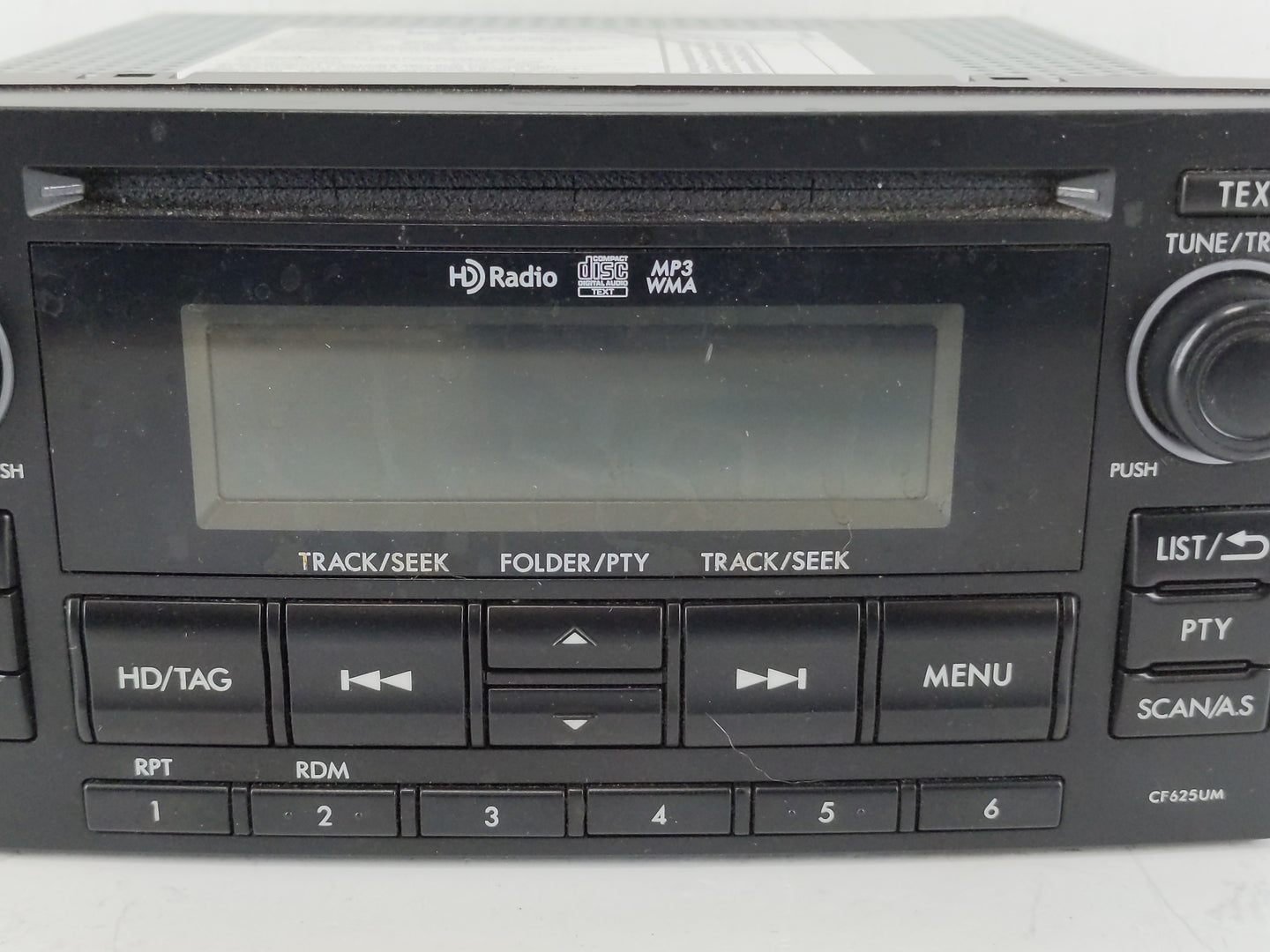 2014 Subaru Forester Radio AM FM Cd Player Receiver Replacement P/N:86201SG620 Fits OEM Used Auto Parts - Oemusedautoparts1.