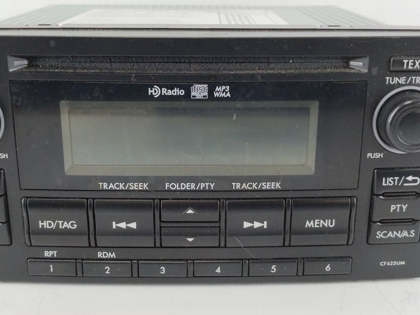 2014 Subaru Forester Radio AM FM Cd Player Receiver Replacement P/N:86201SG620 Fits OEM Used Auto Parts - Oemusedautoparts1.