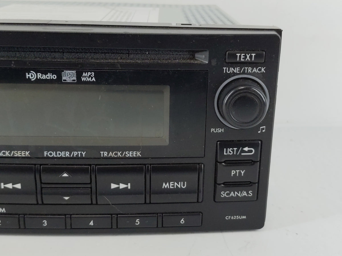 2014-2015 Subaru Forester Radio AM FM Cd Player Receiver Replacement P/N:86201SG620 Fits Fits 2014 2015 OEM Used Auto Parts 