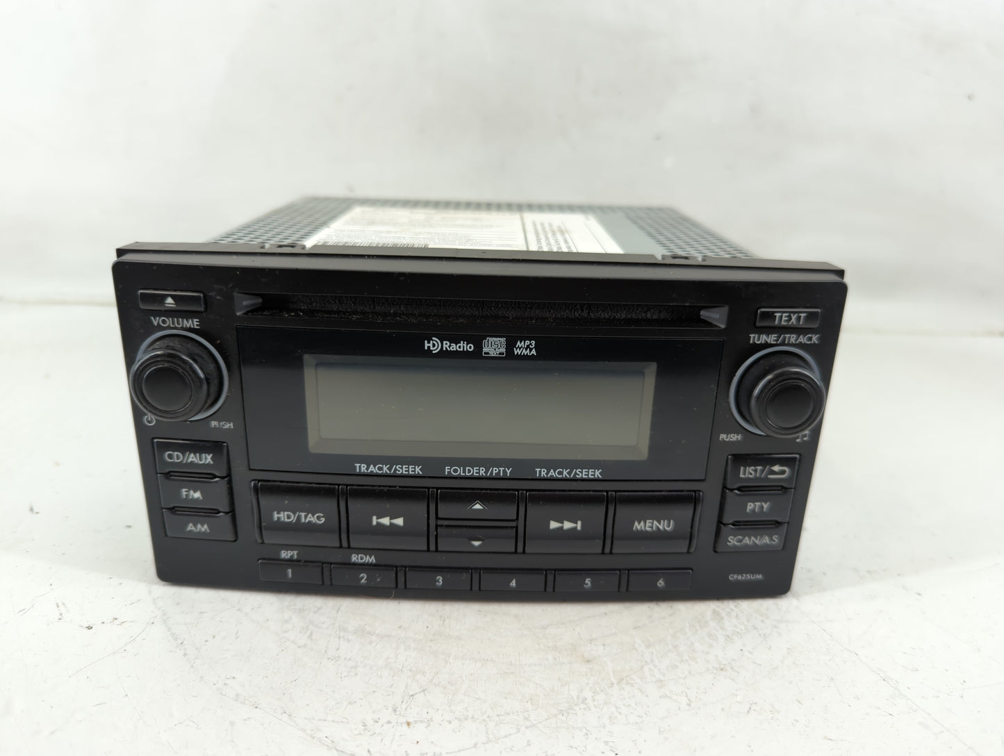 2014 Subaru Forester Radio AM FM Cd Player Receiver Replacement P/N:86201SG620 Fits OEM Used Auto Parts - Oemusedautoparts1.