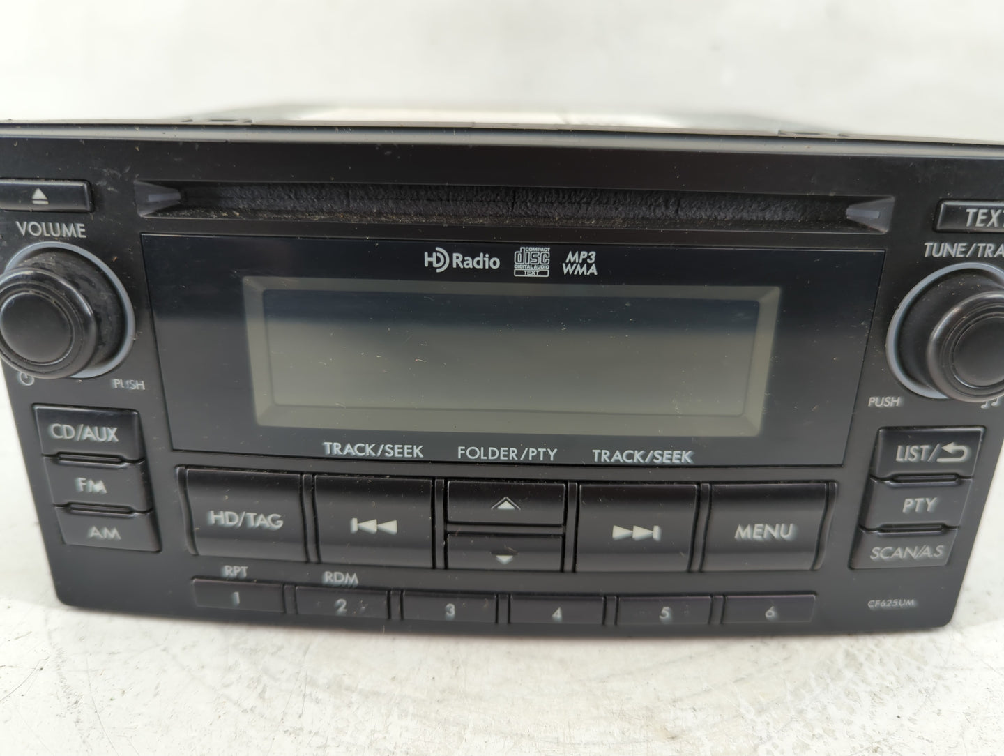 2014 Subaru Forester Radio AM FM Cd Player Receiver Replacement P/N:86201SG620 Fits OEM Used Auto Parts - Oemusedautoparts1.