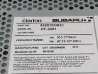 2014 Subaru Forester Radio AM FM Cd Player Receiver Replacement P/N:86201SG620 Fits OEM Used Auto Parts - Oemusedautoparts1.