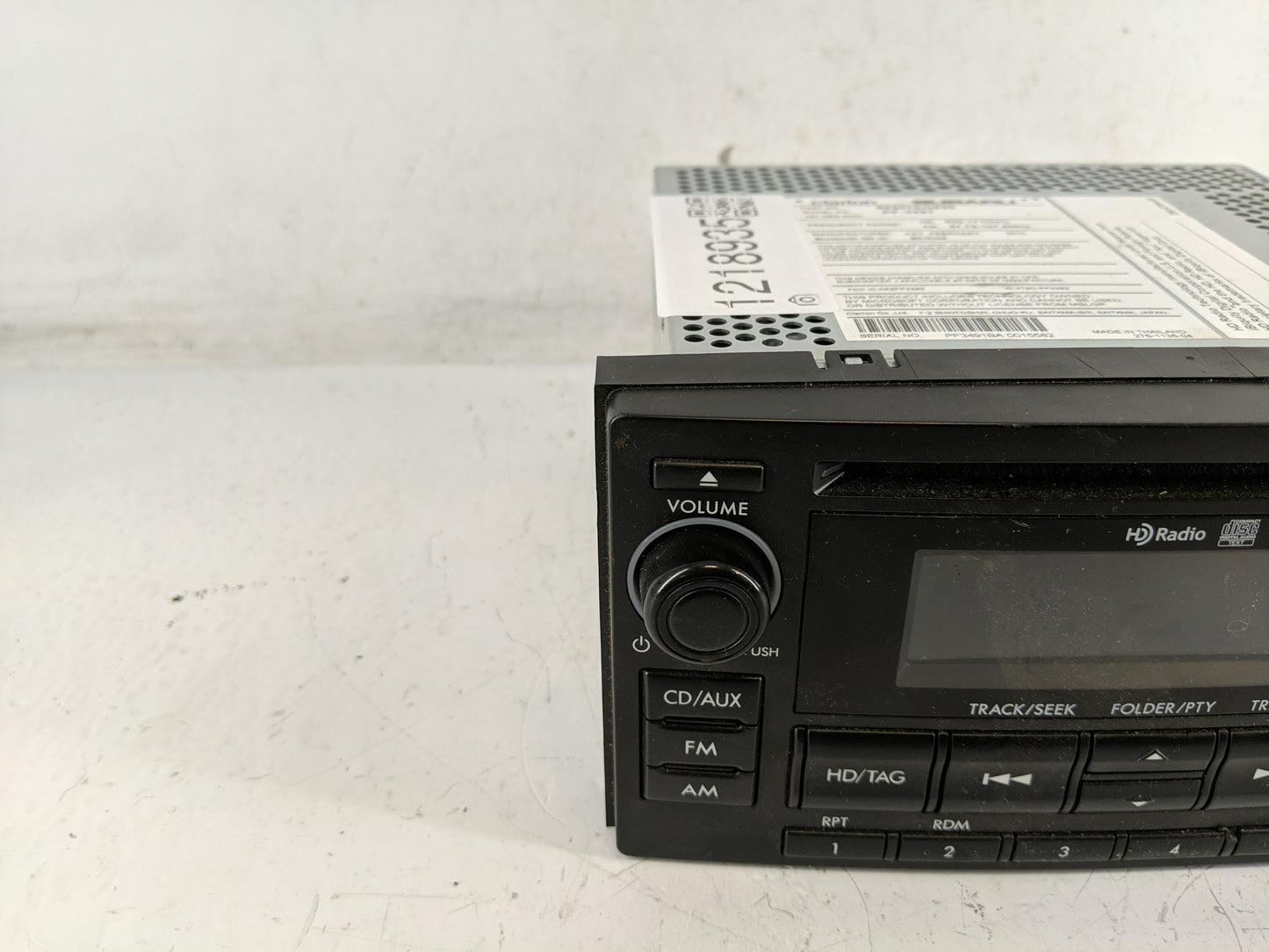 2014 Subaru Forester Radio AM FM Cd Player Receiver Replacement P/N:86201SG620 Fits OEM Used Auto Parts - Oemusedautoparts1.