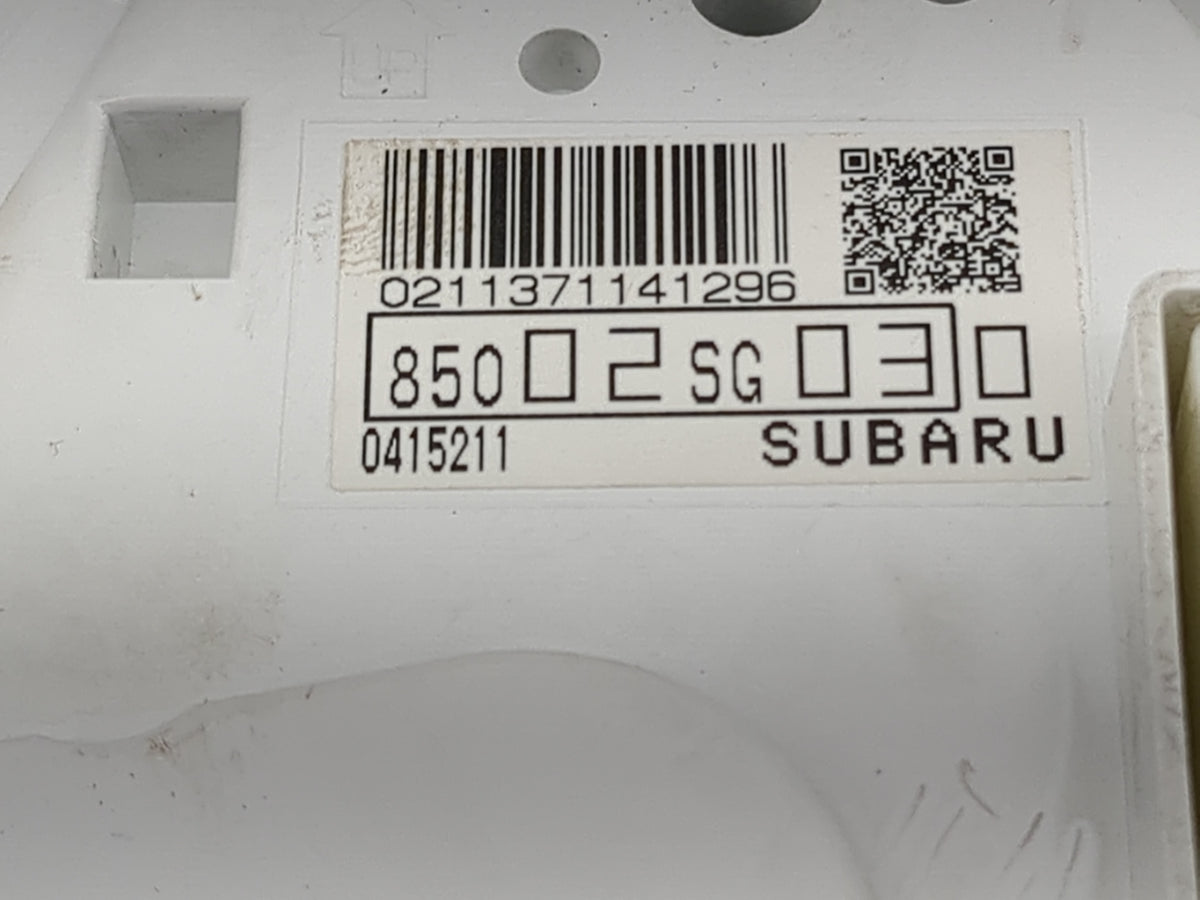 2014 Subaru Forester Instrument Cluster Speedometer Gauges P/N:85002SG030 Miles: Fits OEM Used Auto Parts - Oemusedautoparts