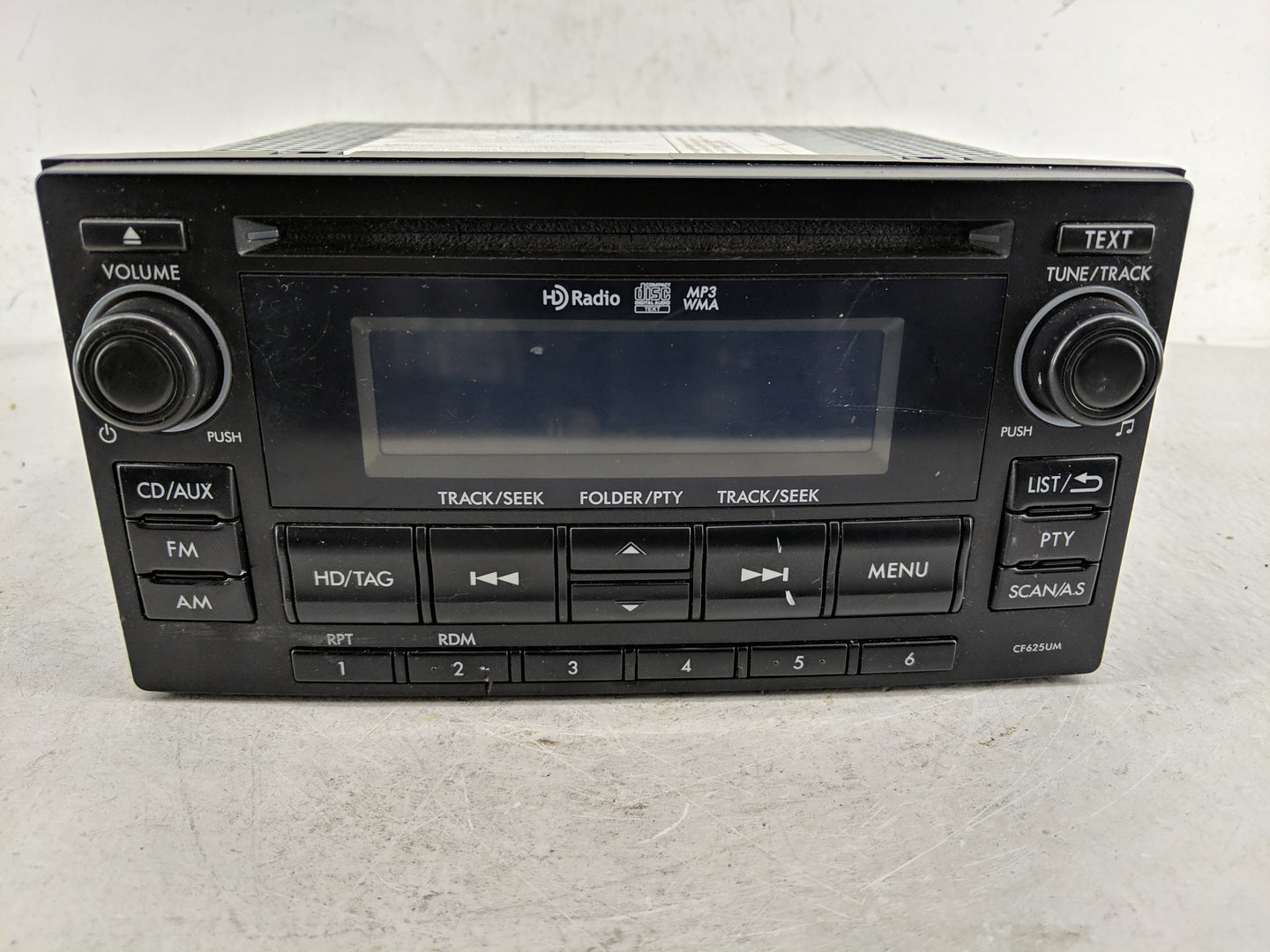 2014 Subaru Forester Radio AM FM Cd Player Receiver Replacement P/N:86201SG620 Fits OEM Used Auto Parts - Oemusedautoparts1.