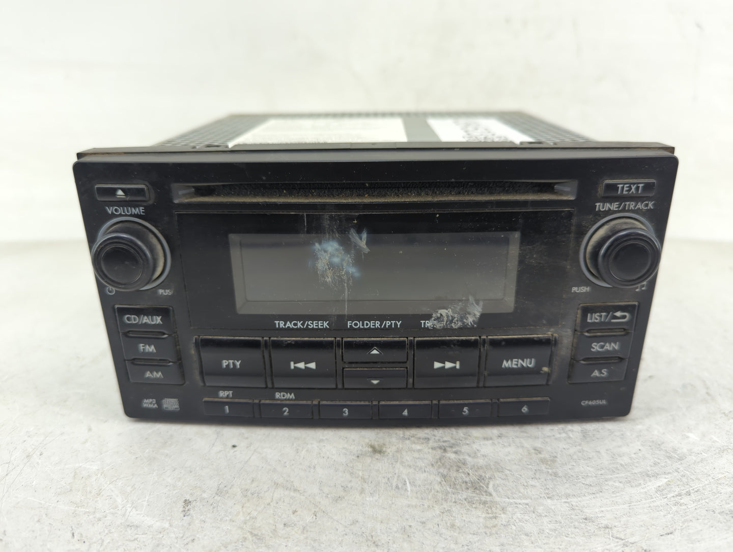 2014 Subaru Forester Radio AM FM Cd Player Receiver Replacement P/N:86201SG600 Fits OEM Used Auto Parts - Oemusedautoparts1.