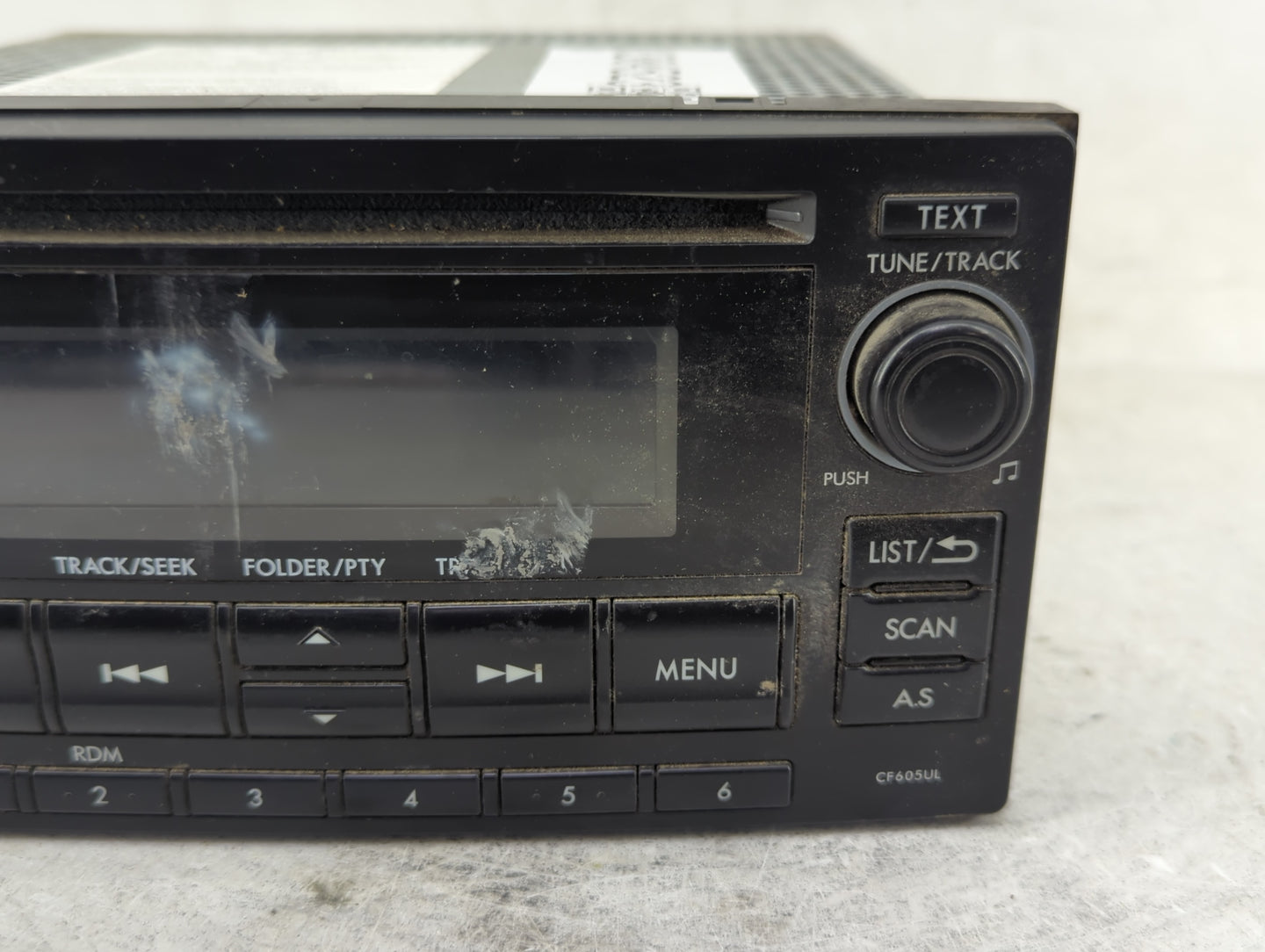 2014 Subaru Forester Radio AM FM Cd Player Receiver Replacement P/N:86201SG600 Fits OEM Used Auto Parts - Oemusedautoparts1.