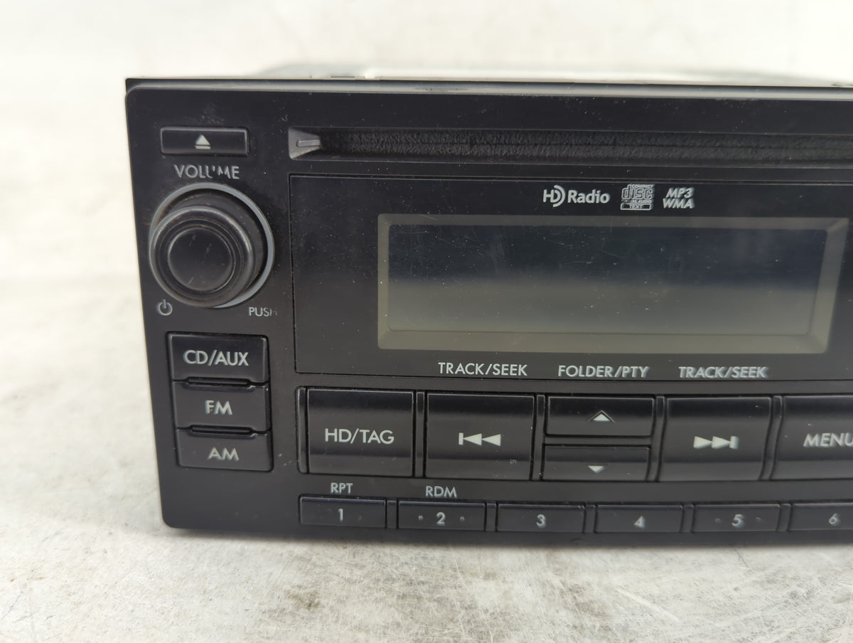 2014 Subaru Forester Radio AM FM Cd Player Receiver Replacement P/N:86201SG620 Fits OEM Used Auto Parts - Oemusedautoparts1.