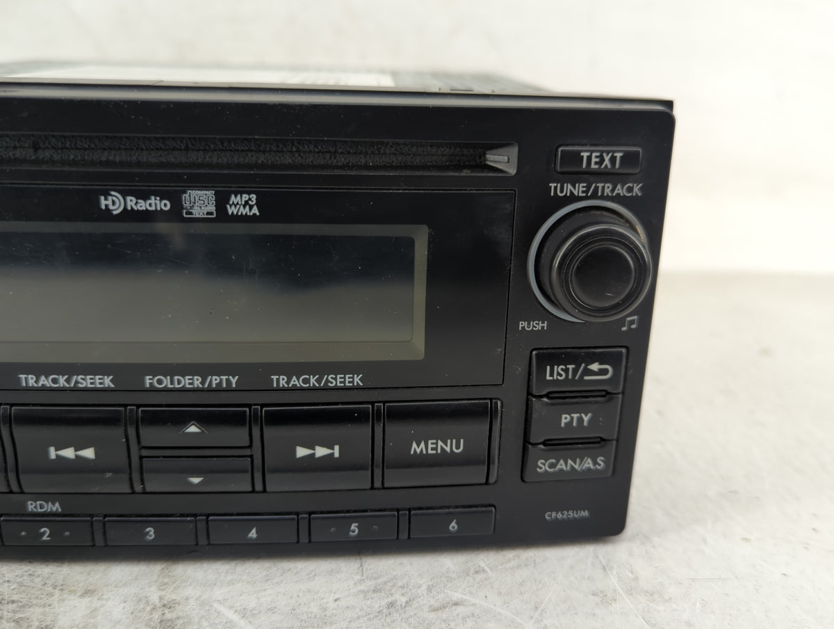 2014 Subaru Forester Radio AM FM Cd Player Receiver Replacement P/N:86201SG620 Fits OEM Used Auto Parts - Oemusedautoparts1.