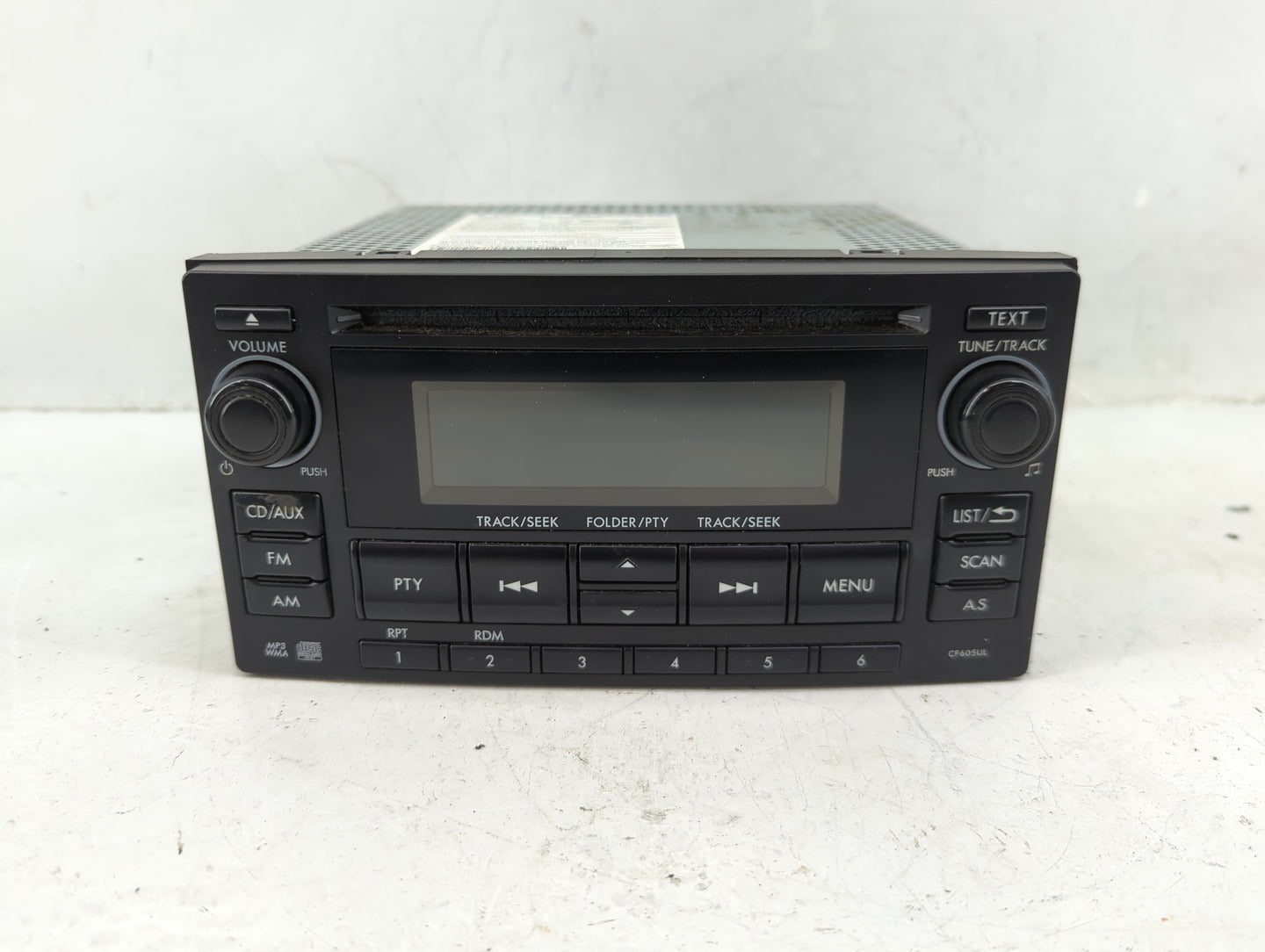 2014 Subaru Forester Radio AM FM Cd Player Receiver Replacement P/N:86201SG600 Fits OEM Used Auto Parts - Oemusedautoparts1.