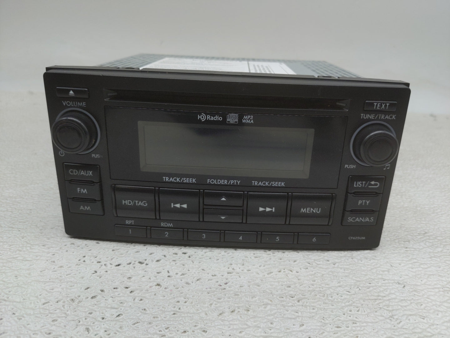 2014 Subaru Forester Radio AM FM Cd Player Receiver Replacement P/N:86201SG620 Fits OEM Used Auto Parts - Oemusedautoparts1.