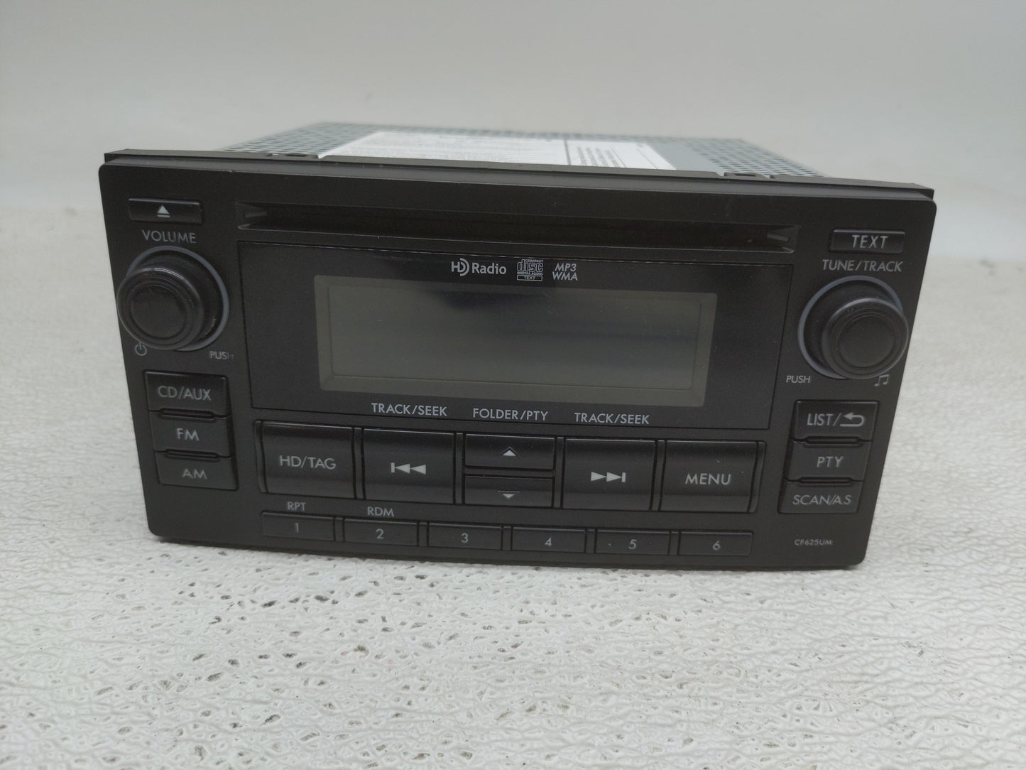 2014 Subaru Forester Radio AM FM Cd Player Receiver Replacement P/N:86201SG620 Fits OEM Used Auto Parts - Oemusedautoparts1.