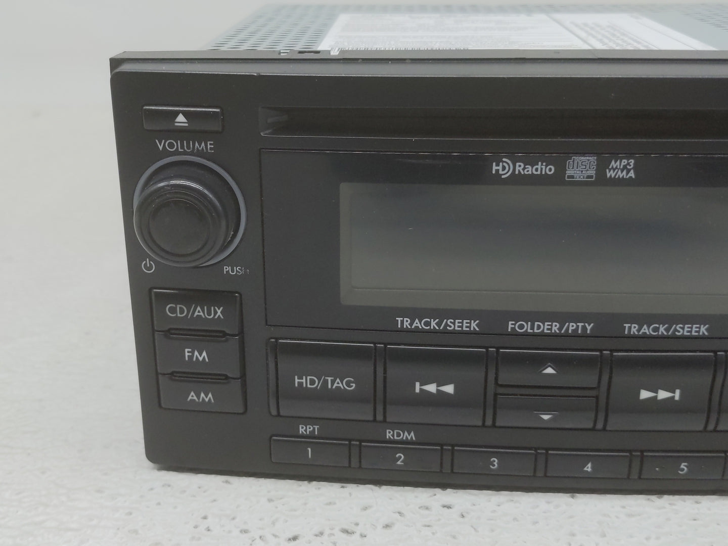 2014 Subaru Forester Radio AM FM Cd Player Receiver Replacement P/N:86201SG620 Fits OEM Used Auto Parts - Oemusedautoparts1.