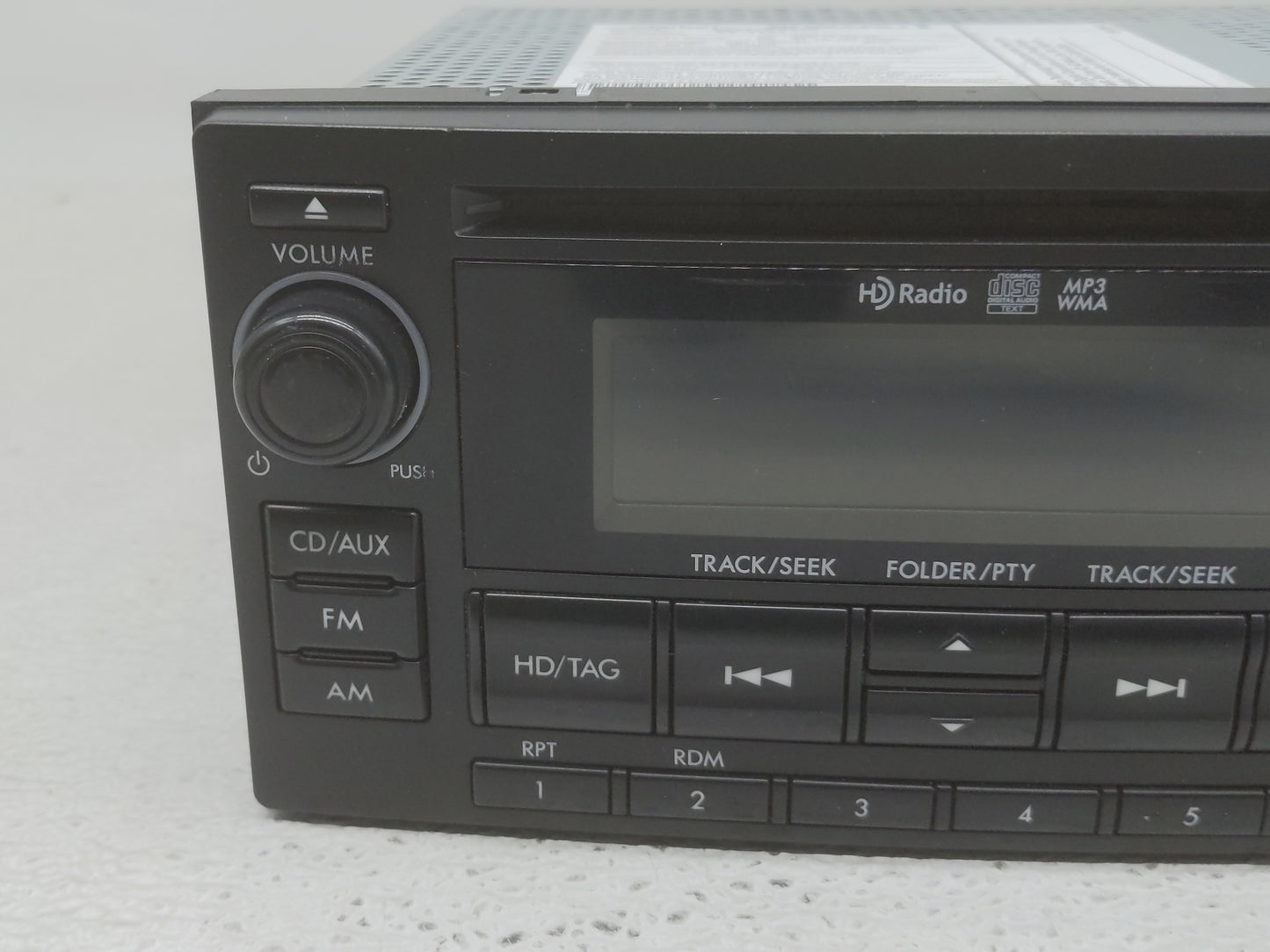 2014 Subaru Forester Radio AM FM Cd Player Receiver Replacement P/N:86201SG620 Fits OEM Used Auto Parts - Oemusedautoparts1.