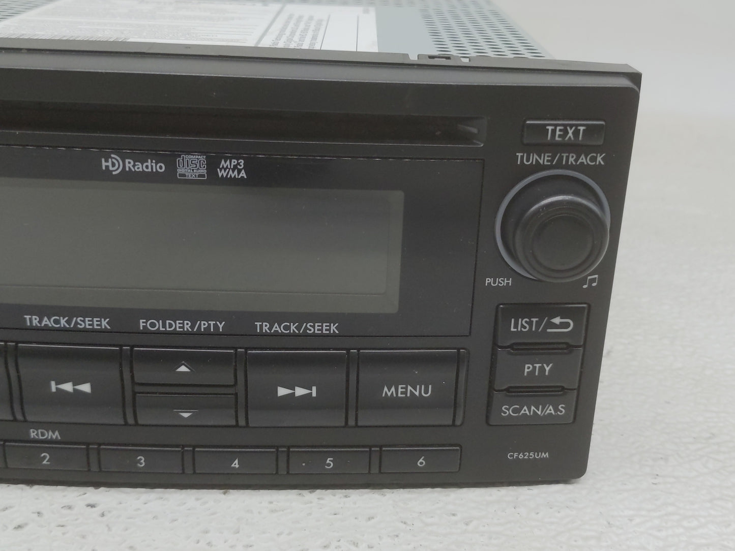 2014 Subaru Forester Radio AM FM Cd Player Receiver Replacement P/N:86201SG620 Fits OEM Used Auto Parts - Oemusedautoparts1.