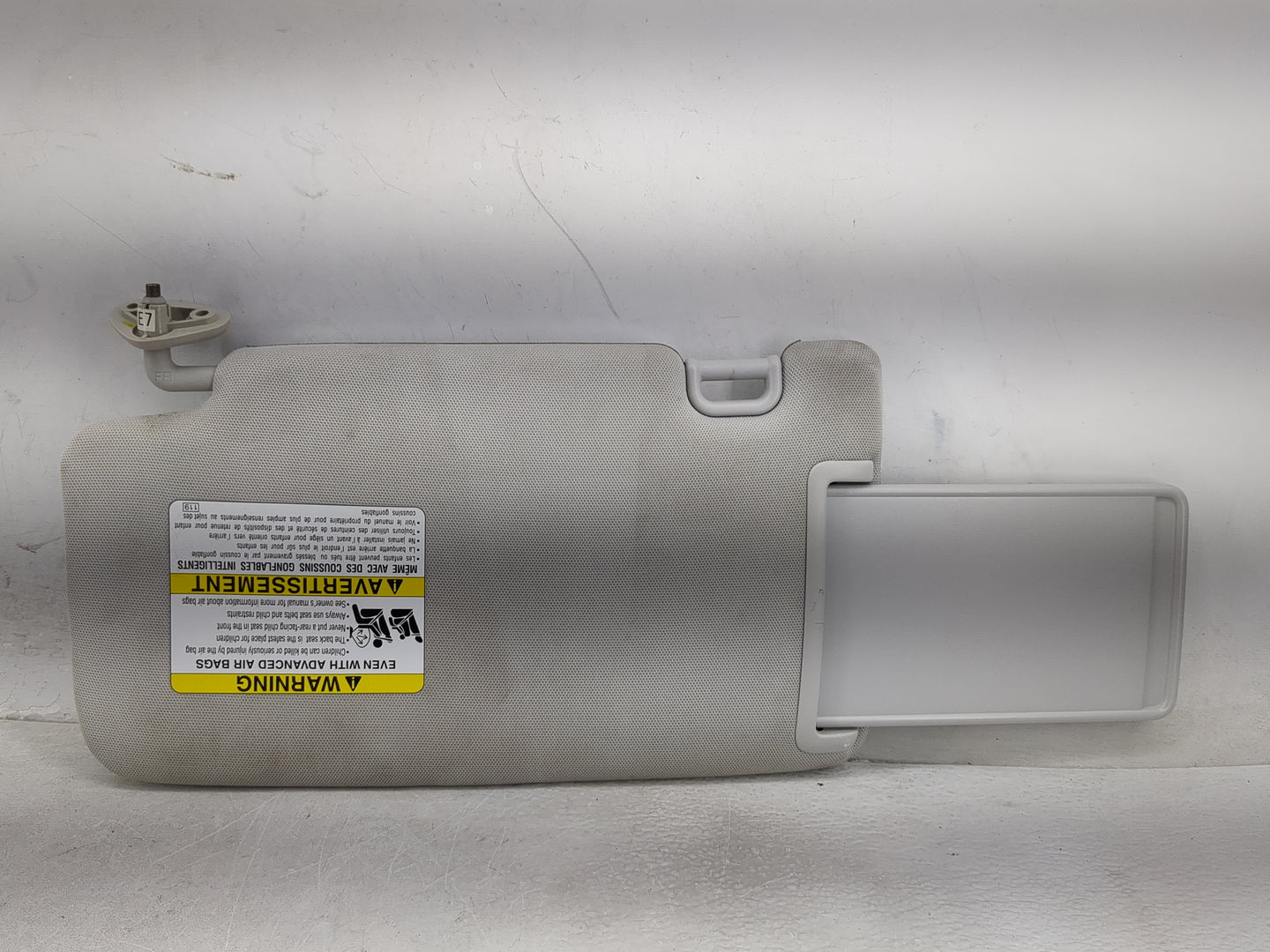 2014-2016 Subaru Forester Sun Visor Shade Replacement Passenger Right Mirror Fits Fits 2014 2015 2016 OEM Used Auto Parts - 