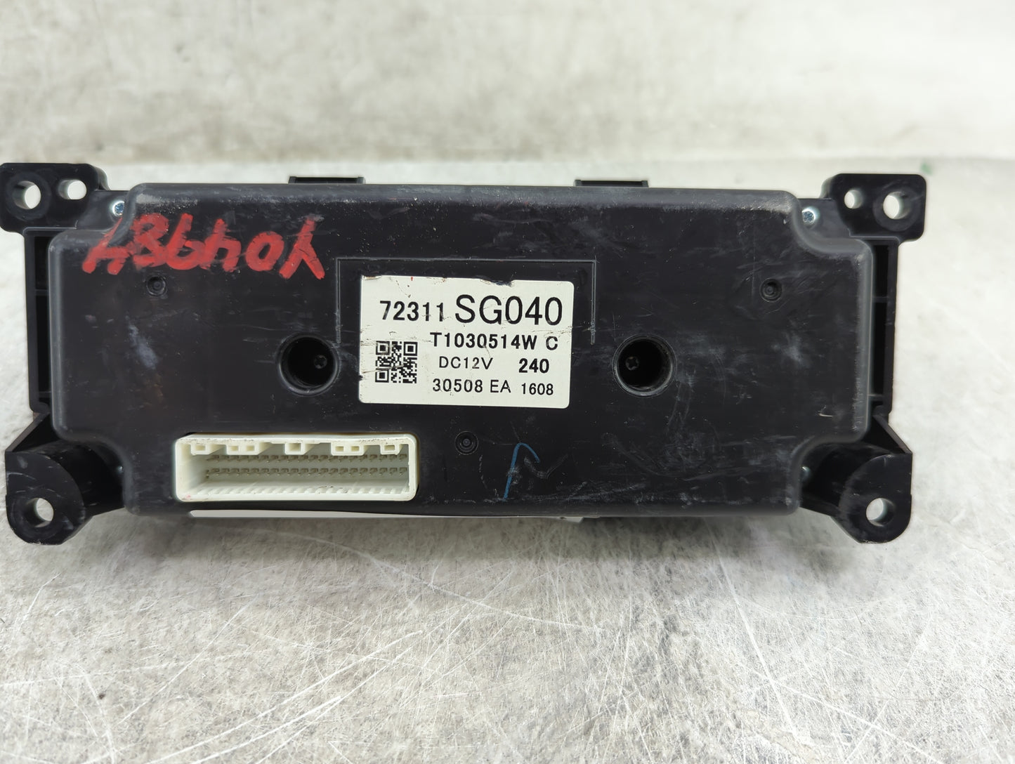 2014 Subaru Forester Climate Control Module Temperature AC/Heater Replacement P/N:72311SG040 T1030514W Fits OEM Used Auto Pa