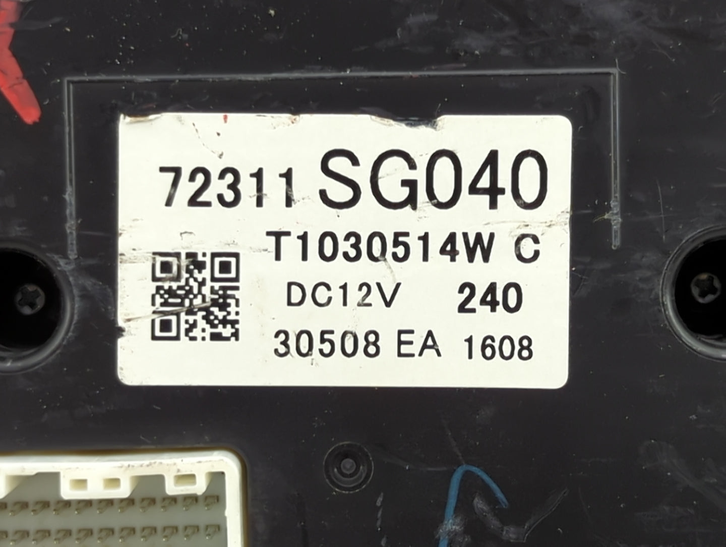 2014 Subaru Forester Climate Control Module Temperature AC/Heater Replacement P/N:72311SG040 T1030514W Fits OEM Used Auto Pa