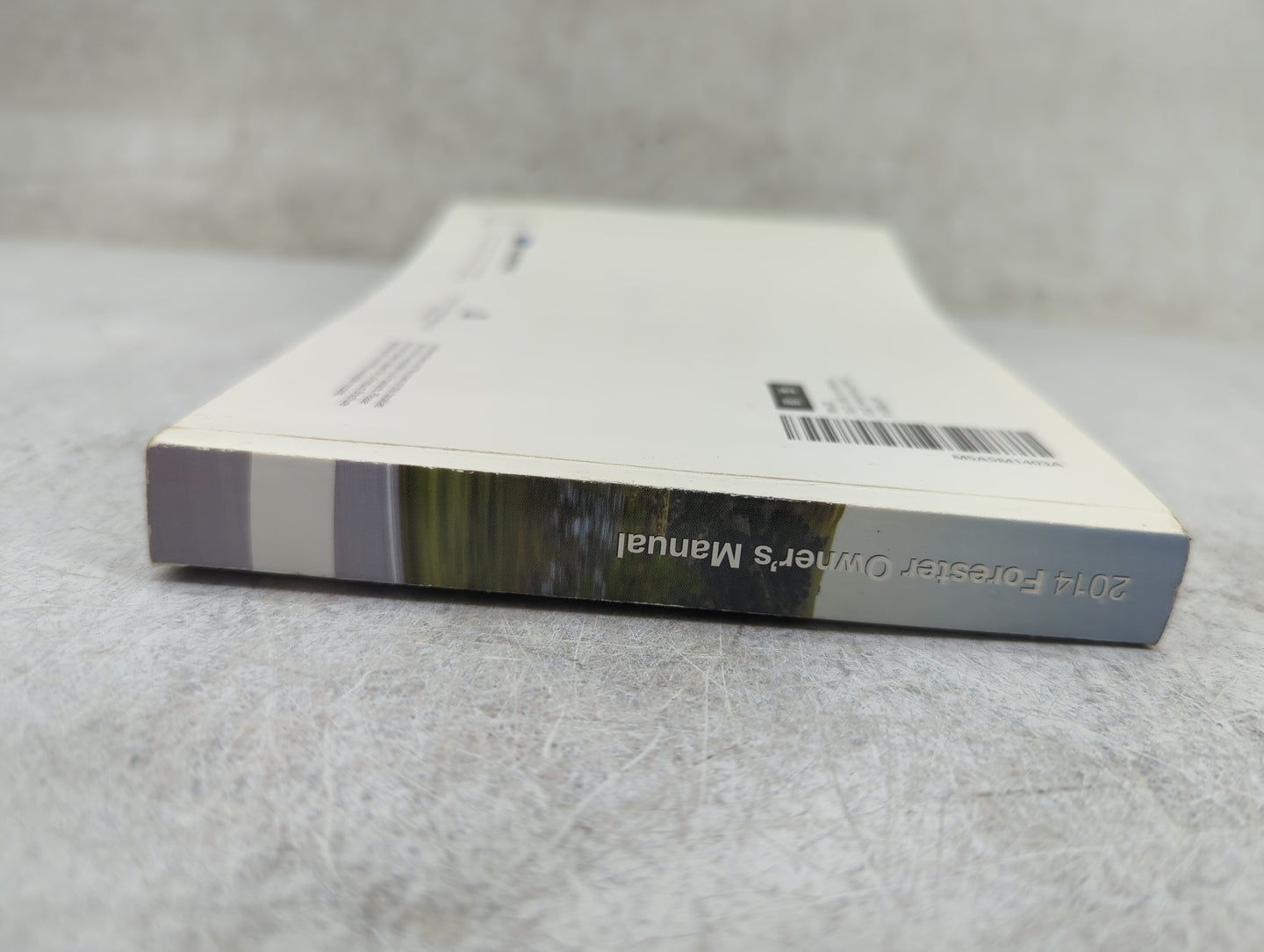 2014 Subaru Forester Owners Manual Book Guide P/N:A8190BE-A MSA5M1403A OEM Used Auto Parts - Oemusedautoparts1.com