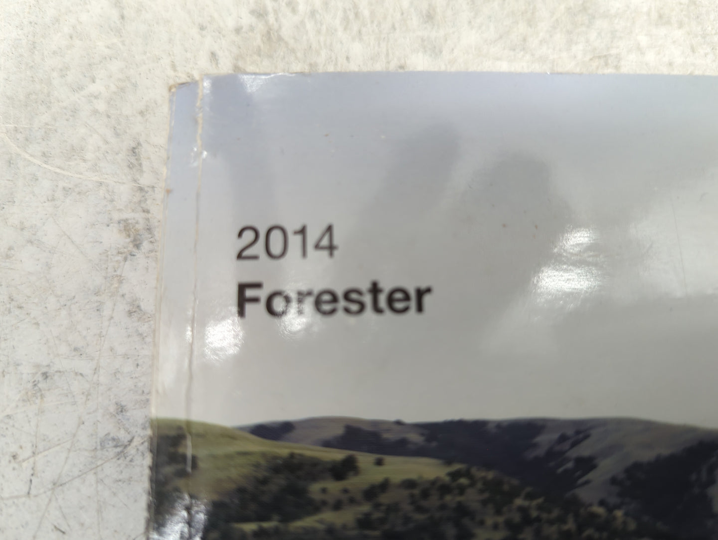 2014 Subaru Forester Owners Manual Book Guide P/N:A8190BE-A MSA5M1403A OEM Used Auto Parts - Oemusedautoparts1.com