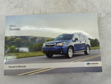 2014 Subaru Forester Owners Manual Book Guide P/N:A8190BE-C MSASM1403A OEM Used Auto Parts - Oemusedautoparts1.com