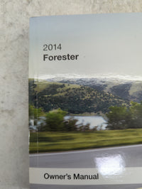 2014 Subaru Forester Owners Manual Book Guide P/N:A8190BE-C MSASM1403A OEM Used Auto Parts - Oemusedautoparts1.com