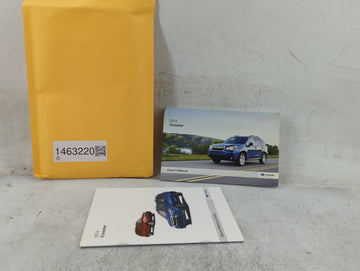 2014 Subaru Forester Owners Manual Book Guide P/N:A8190BE-C MSA5B1404A OEM Used Auto Parts - Oemusedautoparts1.com