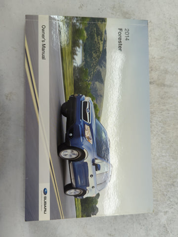 2014 Subaru Forester Owners Manual Book Guide P/N:A8190BE-C MSA5B1404A OEM Used Auto Parts