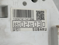 2014 Subaru Forester Instrument Cluster Speedometer Gauges P/N:85002SG030 85002SG070 Miles:116K Fits OEM Used Auto Parts - O