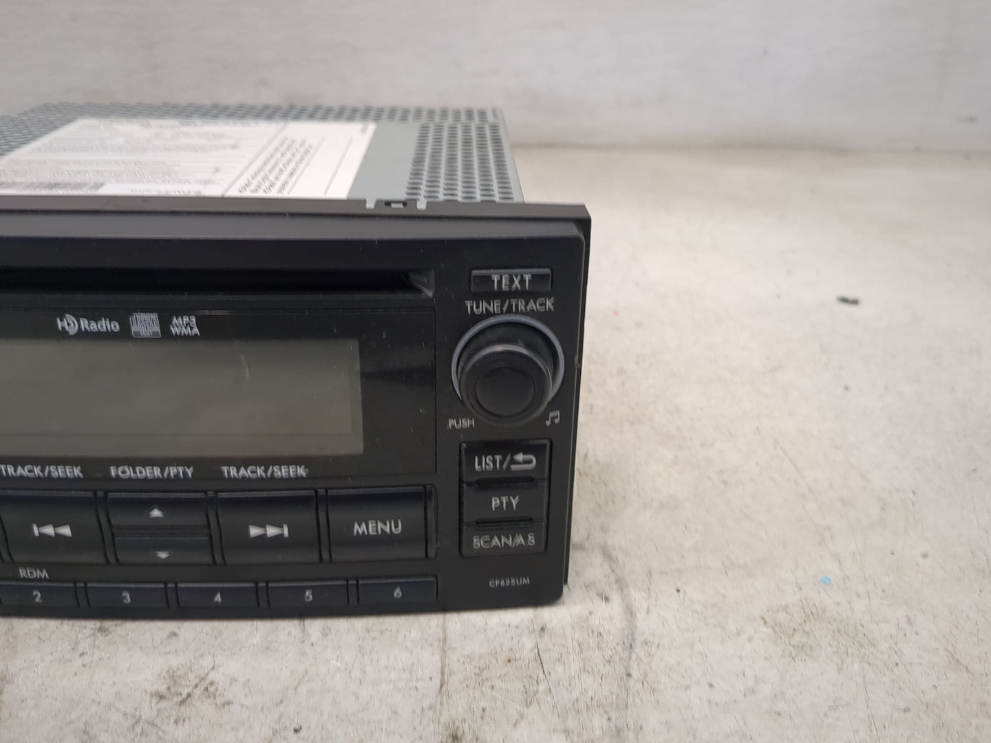 2014 Subaru Forester Radio AM FM Cd Player Receiver Replacement P/N:86201SG620 PF-3491, AX2PF3292, 419C-PF3292 Fits OEM Used