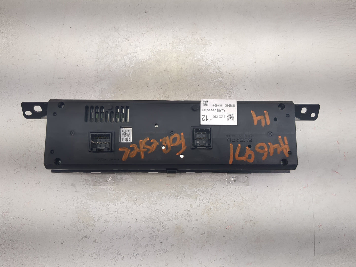 2014 Subaru Forester Information Display Screen 1471222 - Oemusedautoparts1.com