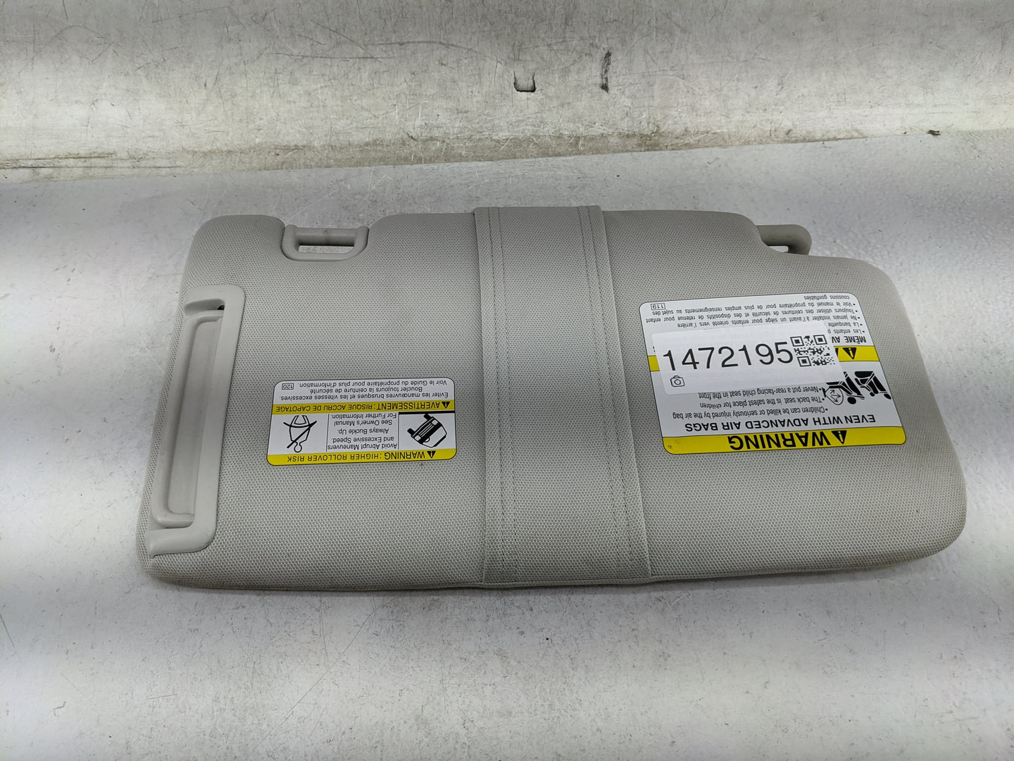 2014 Subaru Forester Sun Visor Shade Replacement Driver Left Mirror Fits OEM Used Auto Parts - Oemusedautoparts1.com