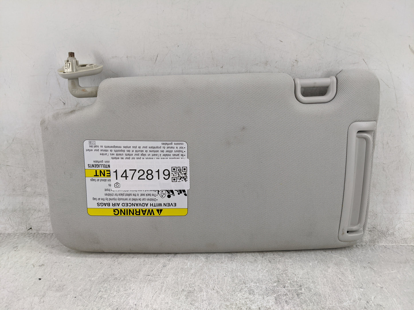 2014-2016 Subaru Forester Sun Visor Shade Replacement Passenger Right Mirror Fits Fits 2014 2015 2016 OEM Used Auto Parts - 