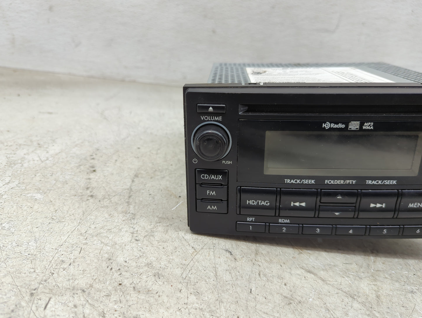 2014 Subaru Forester Radio AM FM Cd Player Receiver Replacement P/N:86201SG620 PF-3491 Fits OEM Used Auto Parts - Oemusedaut