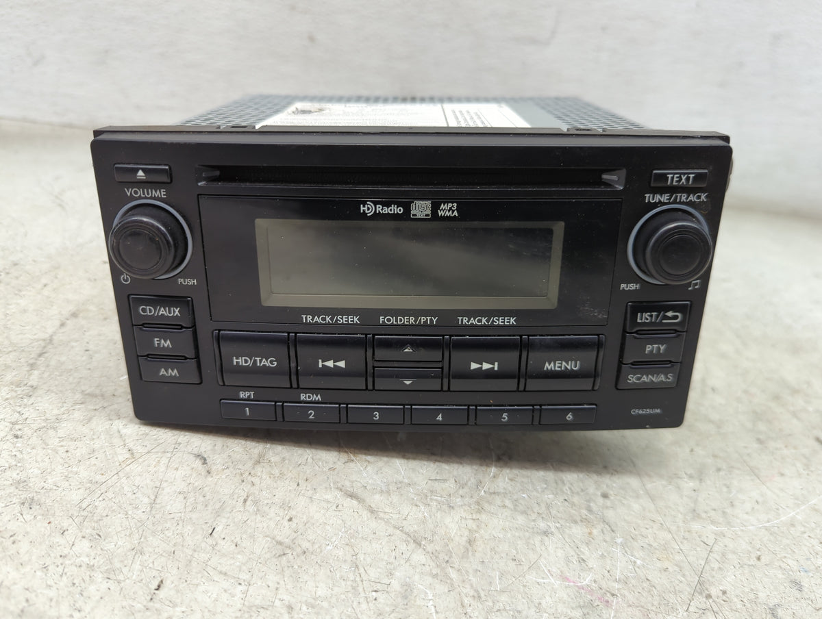 2014-2015 Subaru Forester Radio AM FM Cd Player Receiver Replacement P/N:86201SG620 PF-3491 Fits Fits 2014 2015 OEM Used Aut