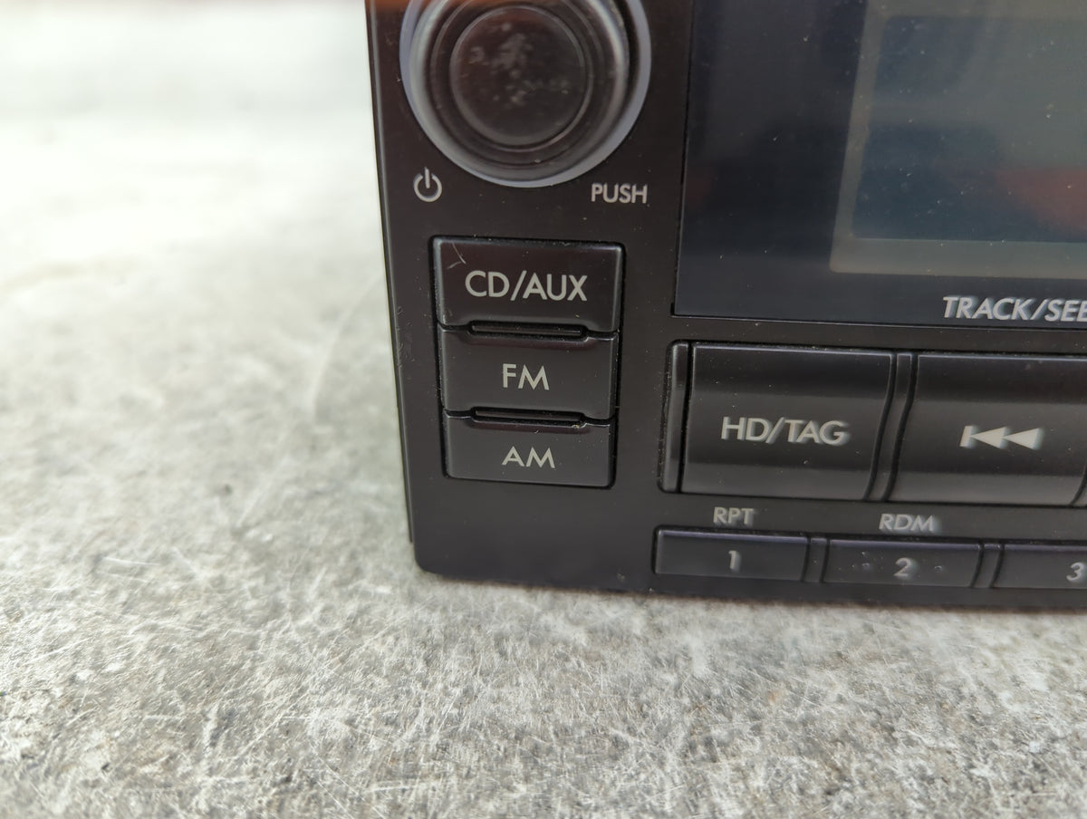 2014 Subaru Forester Radio AM FM Cd Player Receiver Replacement P/N:86201SG620 PF-3491, CF625UM Fits OEM Used Auto Parts - O