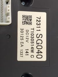 2014-2015 Subaru Forester Climate Control Module Temperature AC/Heater Replacement P/N:72311SG040 T103051 4W C Fits Fits 201
