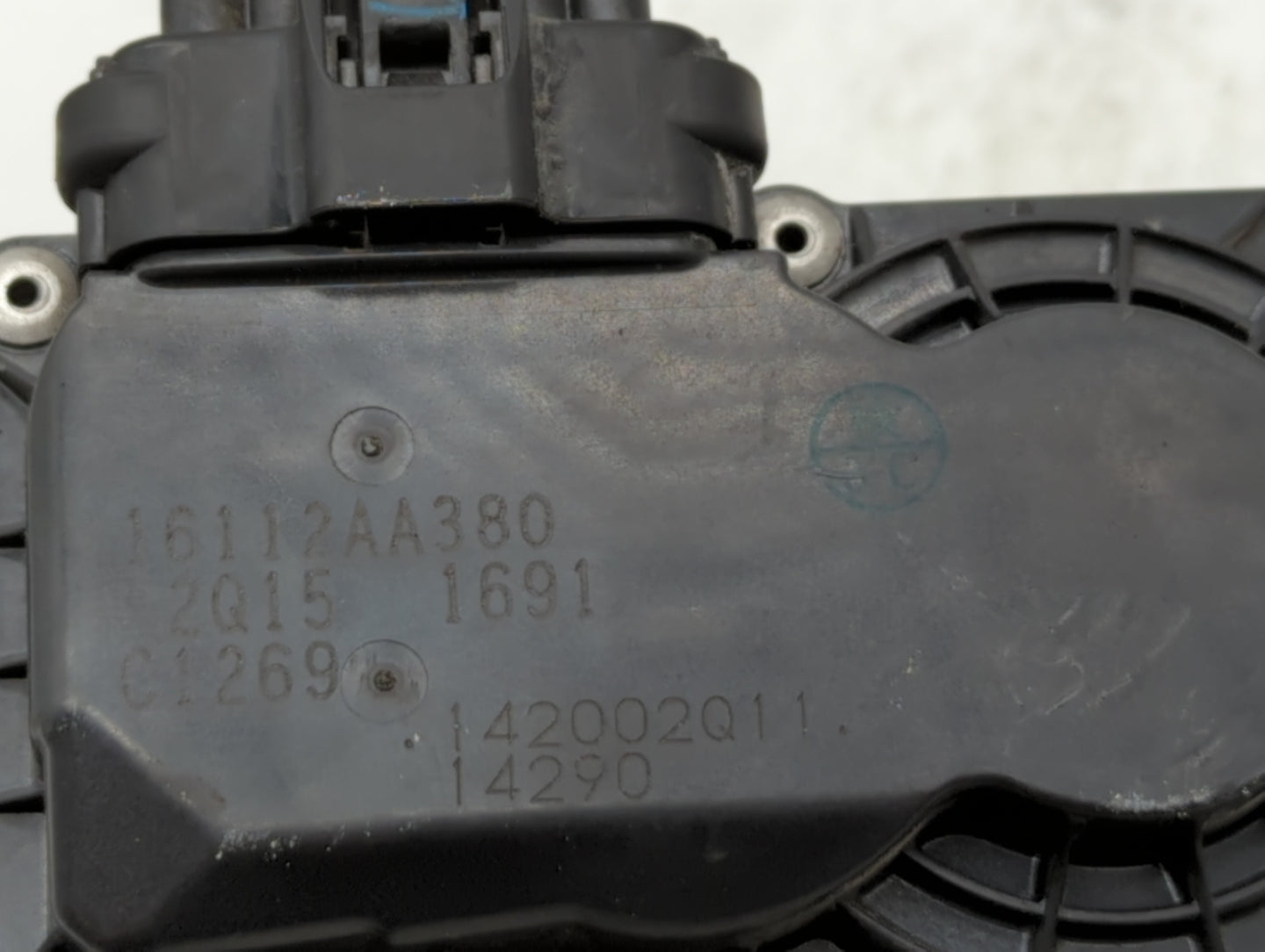 2011-2017 Subaru Forester Throttle Body P/N:16112AA380 Fits Fits 2011 2012 2013 2014 2015 2016 2017 OEM Used Auto Parts - Oe