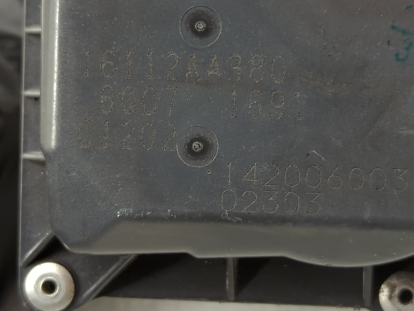 2011-2017 Subaru Forester Throttle Body P/N:16112AA380 Fits Fits 2011 2012 2013 2014 2015 2016 2017 OEM Used Auto Parts - Oe