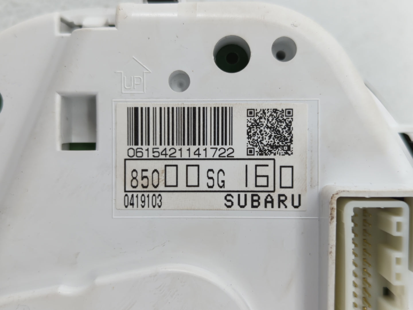 2014 Subaru Forester Instrument Cluster Speedometer Gauges P/N:85000SG160 Fits OEM Used Auto Parts - Oemusedautoparts1.com