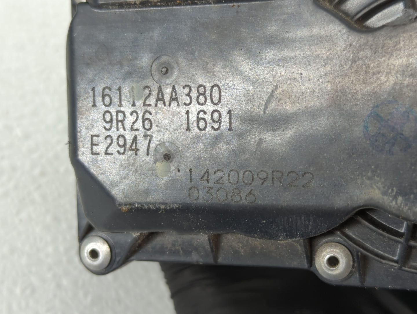 2011-2017 Subaru Forester Throttle Body P/N:16112AA380 Fits Fits 2011 2012 2013 2014 2015 2016 2017 OEM Used Auto Parts - Oe