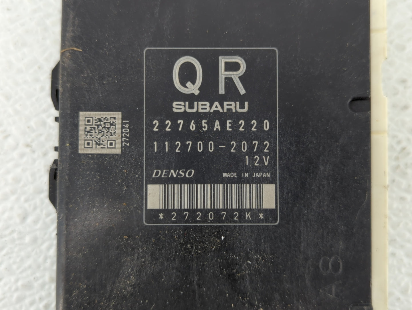 2014 Subaru Forester PCM Engine Control Computer ECU ECM PCU OEM P/N:112700-2072 22765AE220 Fits OEM Used Auto Parts - Oemus
