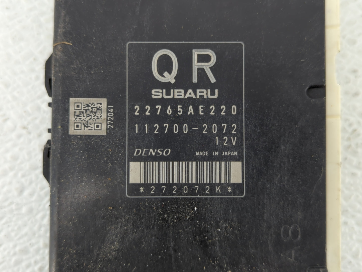 2014 Subaru Forester PCM Engine Control Computer ECU ECM PCU OEM P/N:112700-2072 22765AE220 Fits OEM Used Auto Parts - Oemus