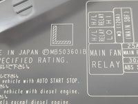 2016-2017 Subaru Forester Fusebox Fuse Box Panel Relay Module P/N:MB503601B Fits Fits 2016 2017 OEM Used Auto Parts - Oemuse