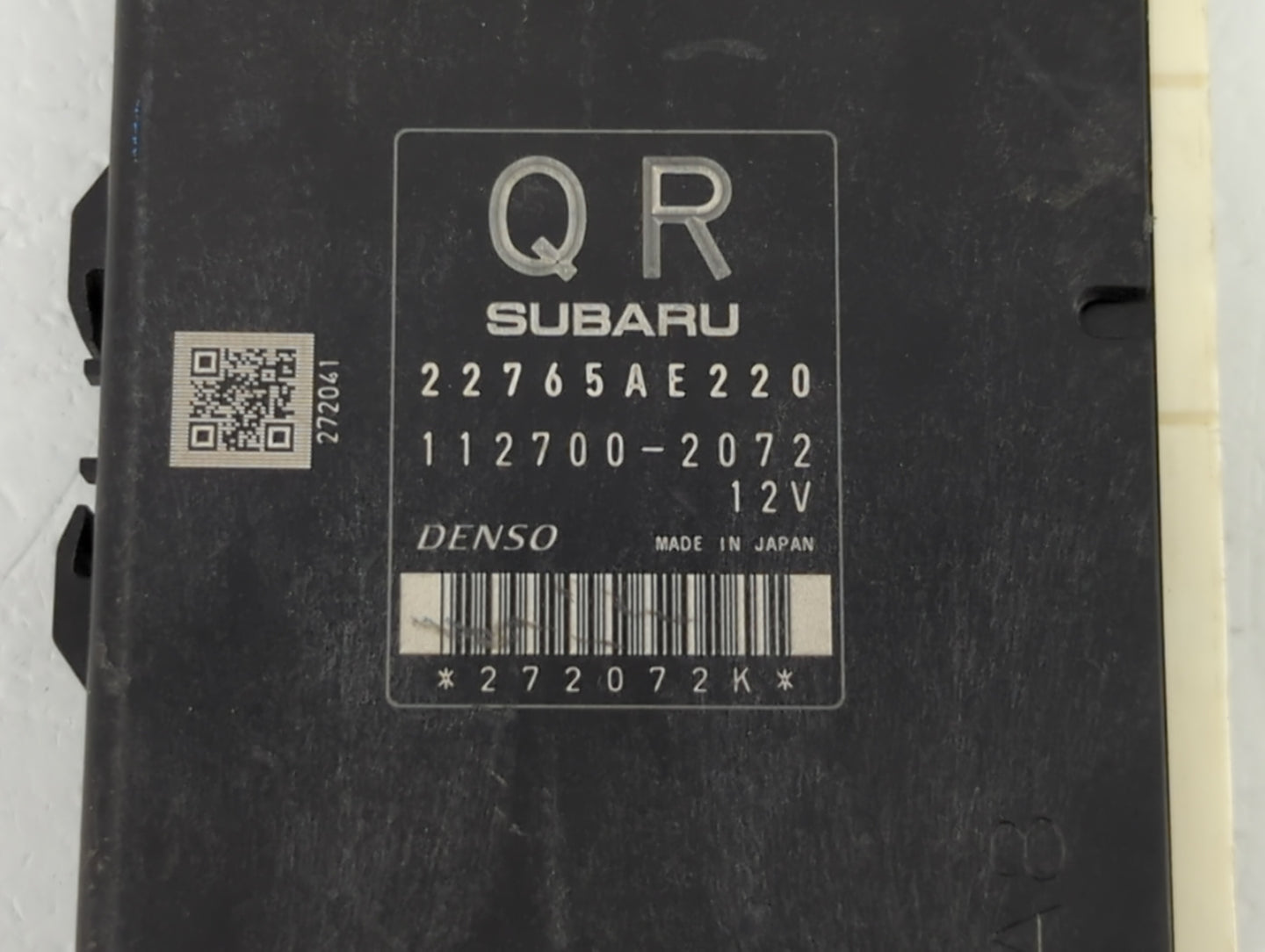 2014 Subaru Forester PCM Engine Control Computer ECU ECM PCU OEM P/N:112700-2072 22765AE220 Fits OEM Used Auto Parts - Oemus