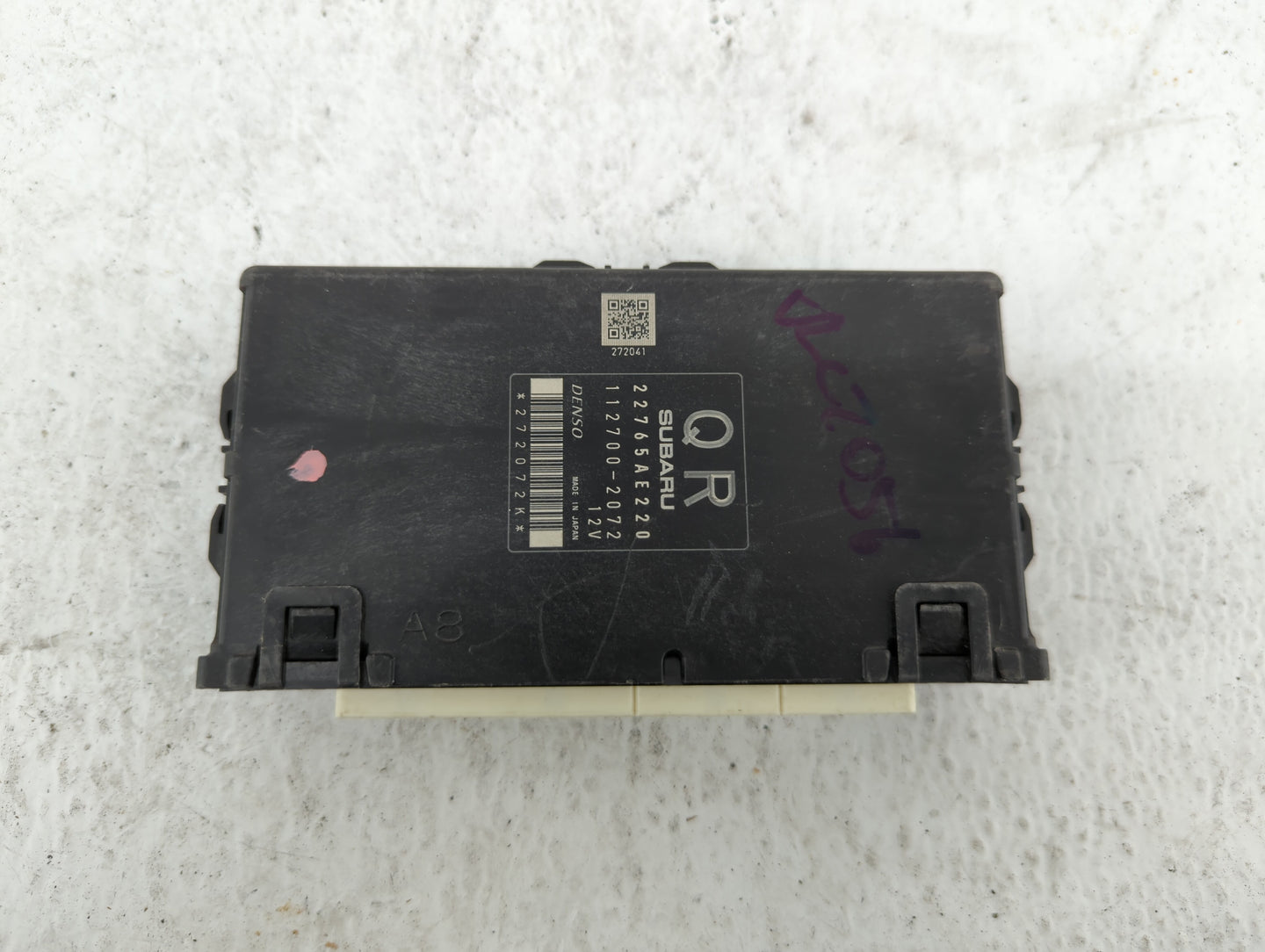2014 Subaru Forester PCM Engine Control Computer ECU ECM PCU OEM P/N:112700-2072 22765AE220 Fits OEM Used Auto Parts - Oemus
