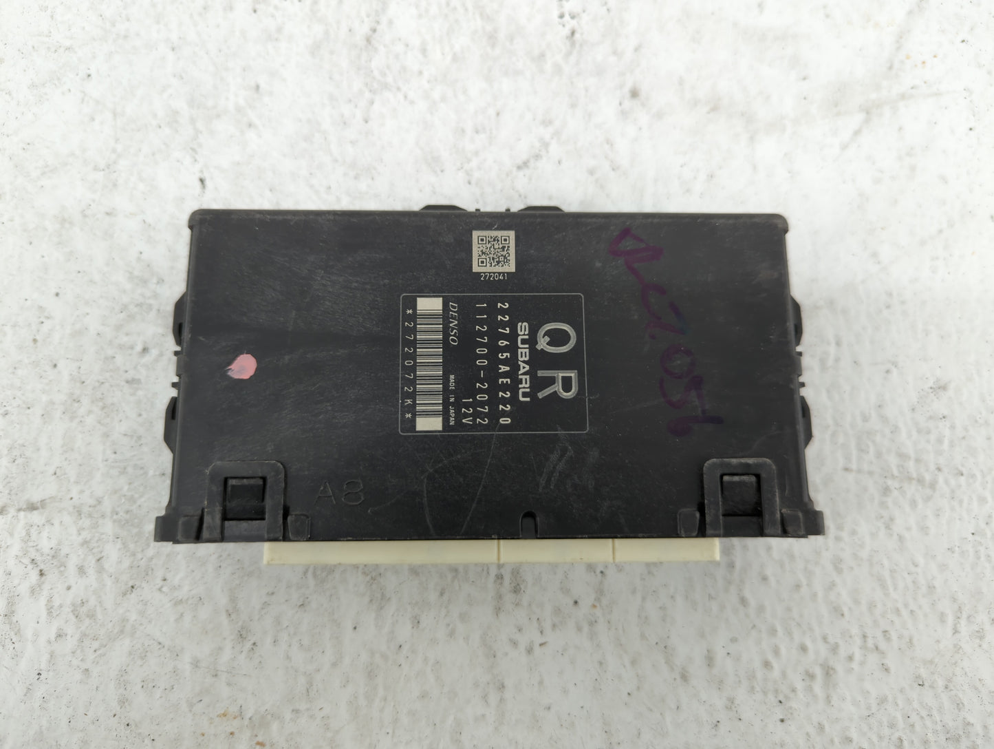 2014 Subaru Forester PCM Engine Control Computer ECU ECM PCU OEM P/N:112700-2072 22765AE220 Fits OEM Used Auto Parts - Oemus