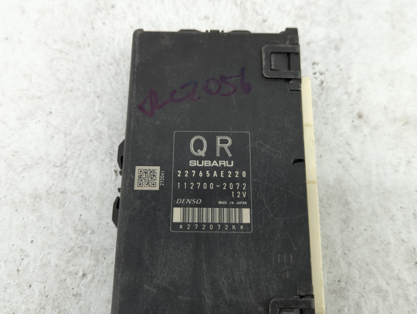 2014 Subaru Forester PCM Engine Control Computer ECU ECM PCU OEM P/N:112700-2072 22765AE220 Fits OEM Used Auto Parts - Oemus